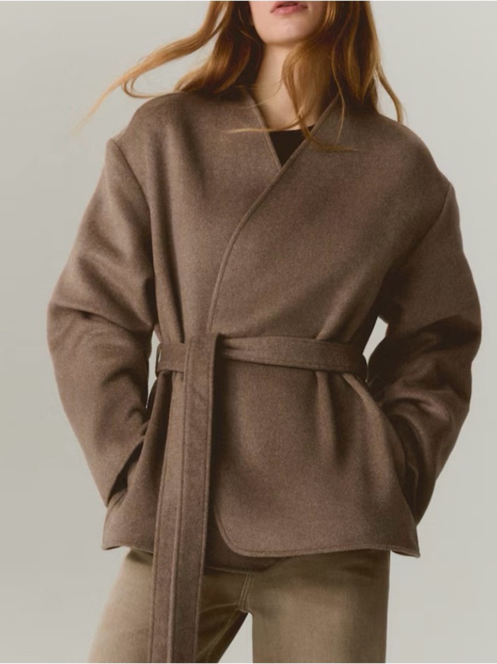 Hm TIe belt coat
